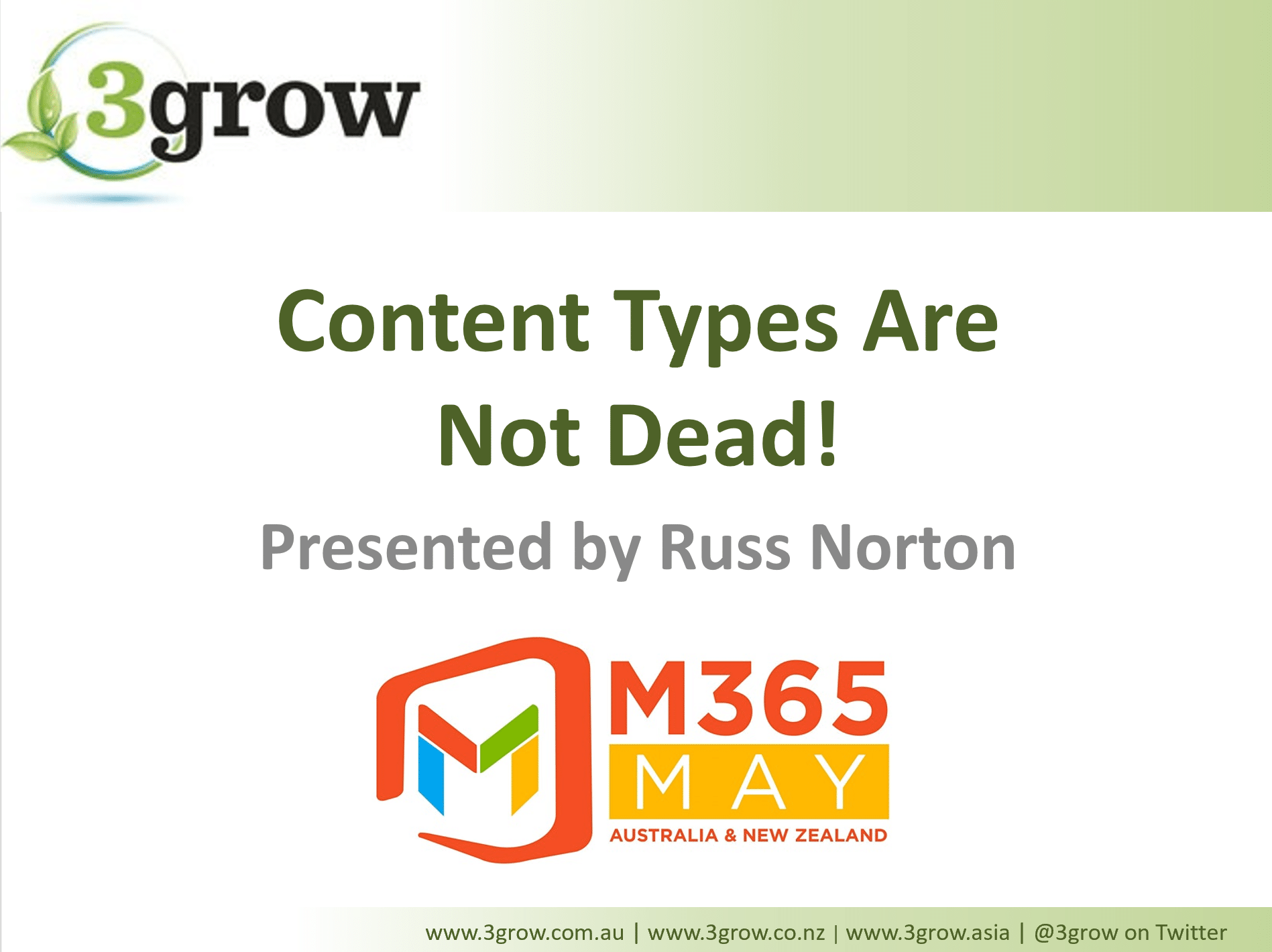 *VIDEO* M365 May: Content Types Are Not Dead!
