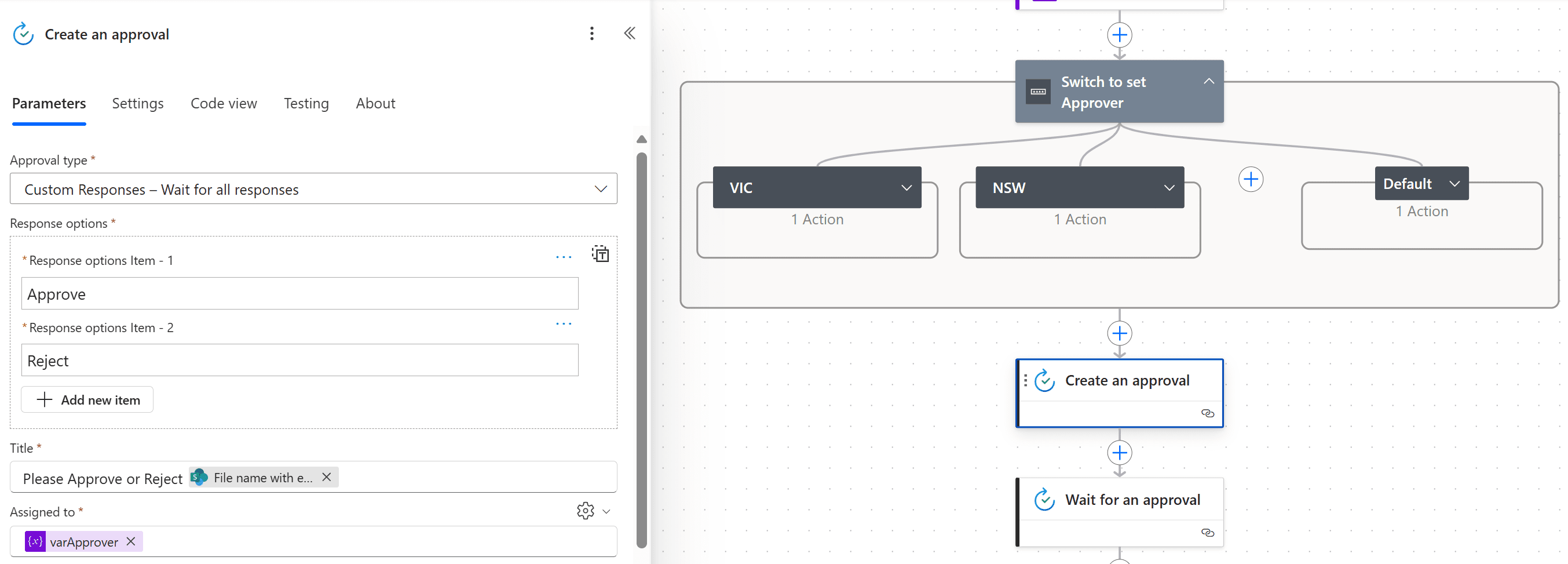 Power Automate flow image