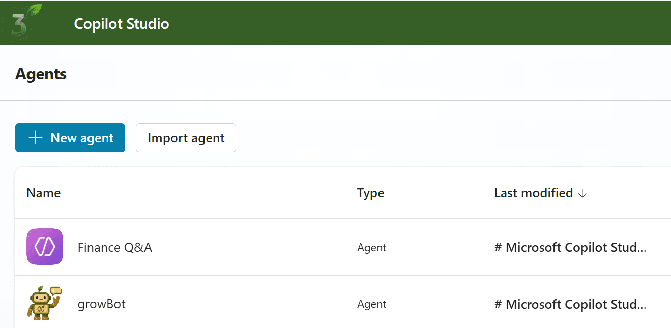 Copilot Studio training