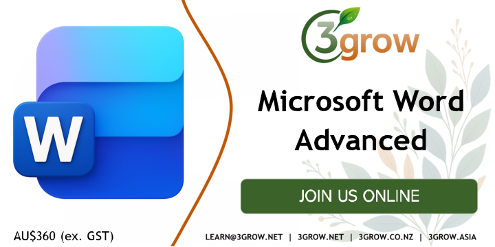 Microsoft Word Advanced | Online | Thu 10 Sep 2026