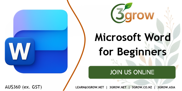 Microsoft Word for Beginners | Online | Tue 8 Sep 2026